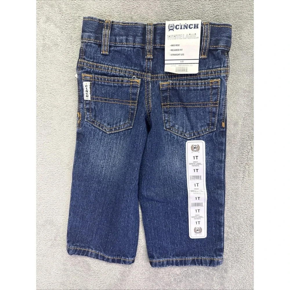 Boys Cinch White Label, Straight-Leg, Mid-Rise, Relax-Fit, Size 1T…NWT